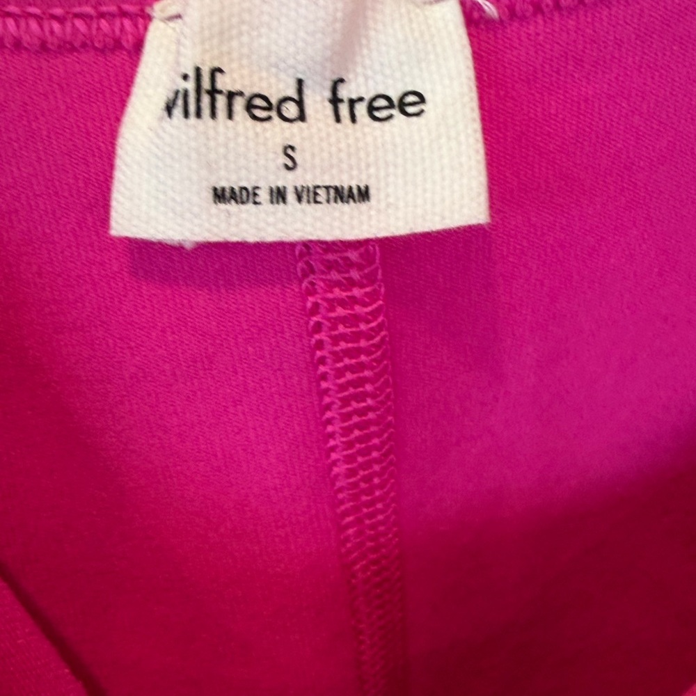 Aritzia Wilfred Free Divinity Jumpsuit Pink Bodysuit Unitard Size S - Picture 4 of 6